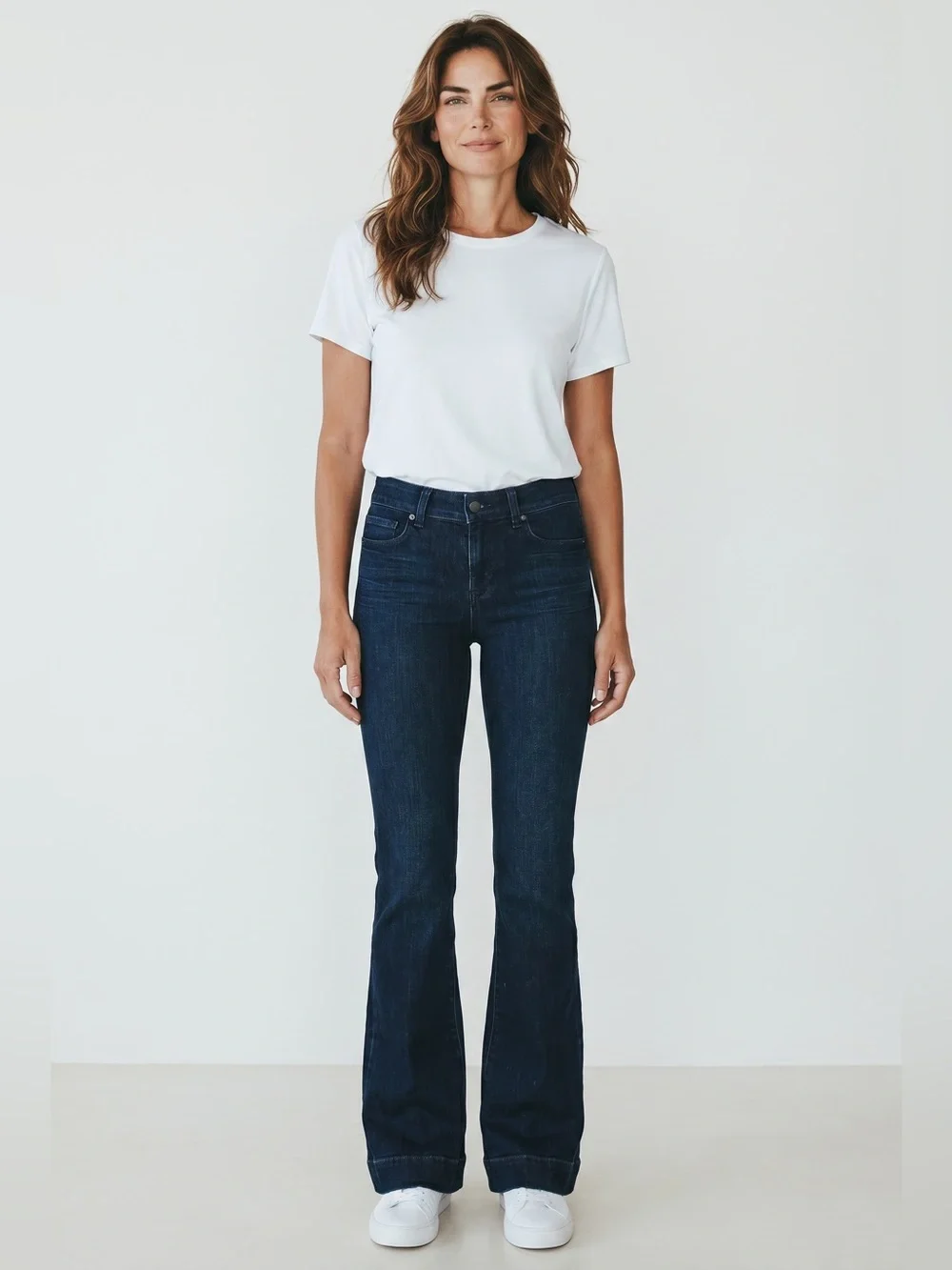 J Brand Lovestory Flare Leg Jeans // Dark Wash // 26